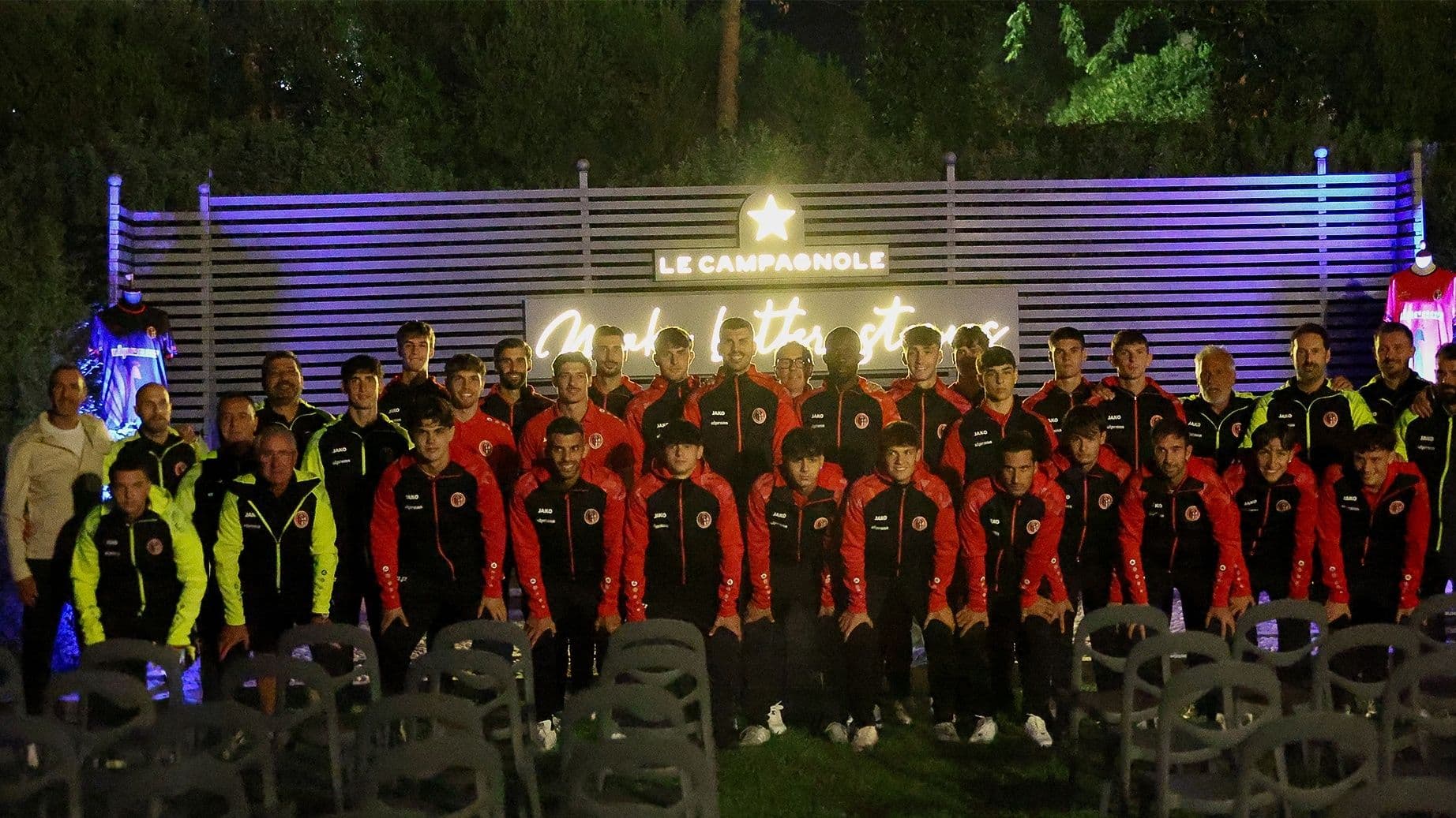 PRESENTATA A STAMPA E MEDIA LA ROSA UFFICIALE DELLA PRIMA SQUADRA